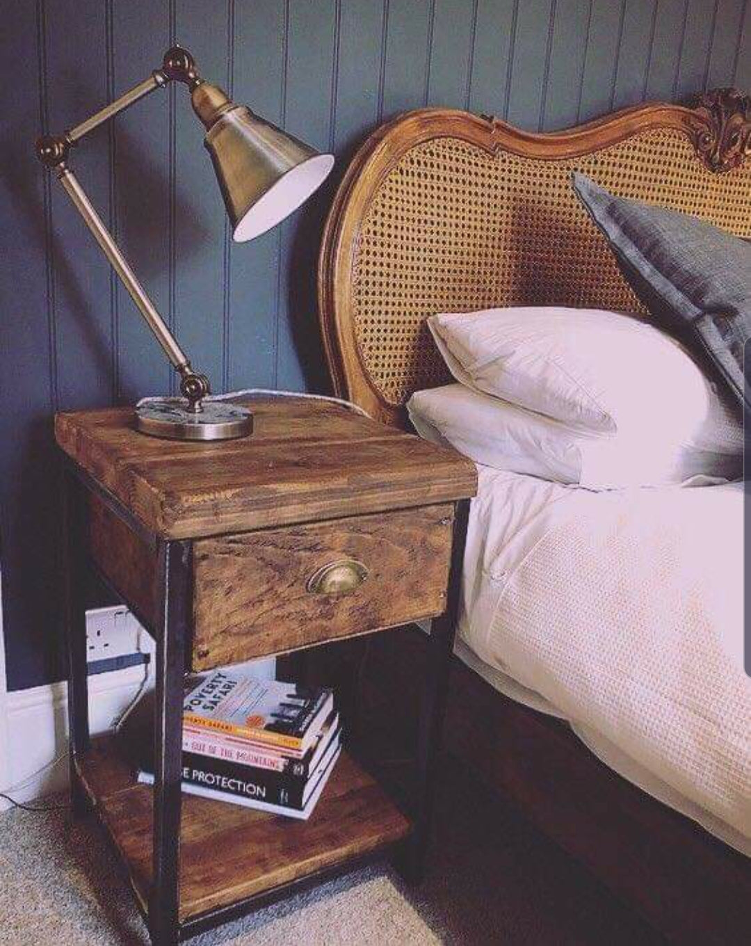 Rustic Industrial Bedside Tables - D&R Rustics