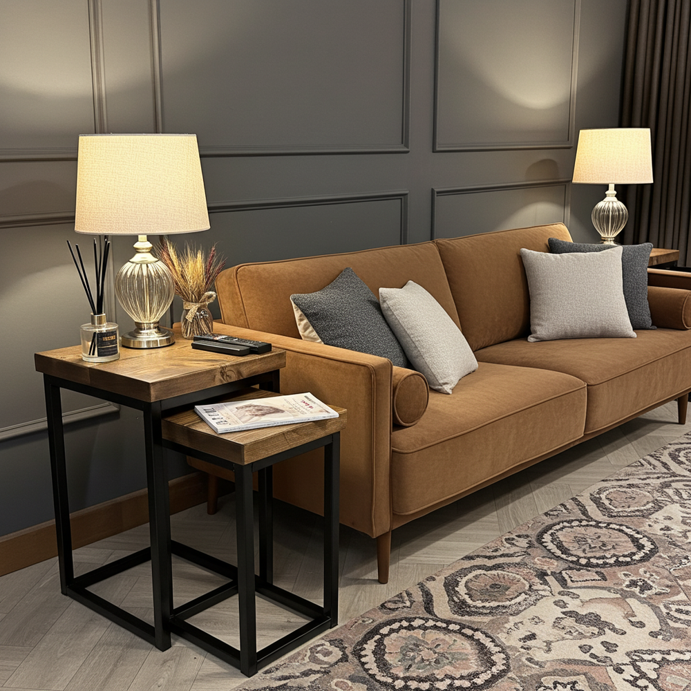 Rustic Industrial Nest Tables - D&R Rustics