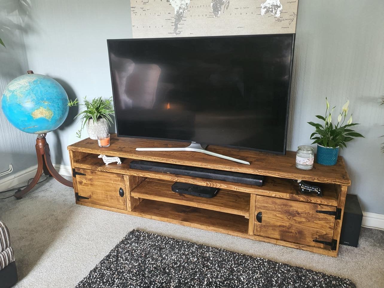 Rustic Reclaimed TV/Entertainment Unit Made to any size! D&R Rustics