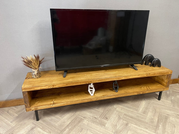 Rustic Industrial TV/ Entertainment Unit - D&R Rustics