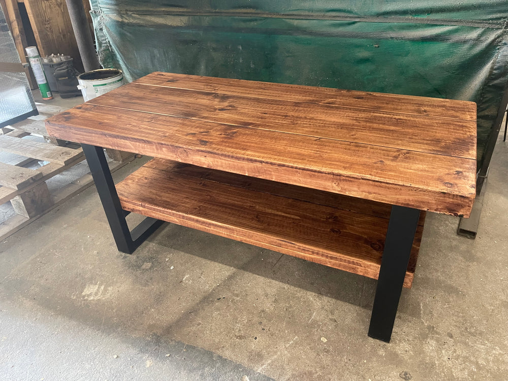 Industrial Coffee Table - D&R Rustics