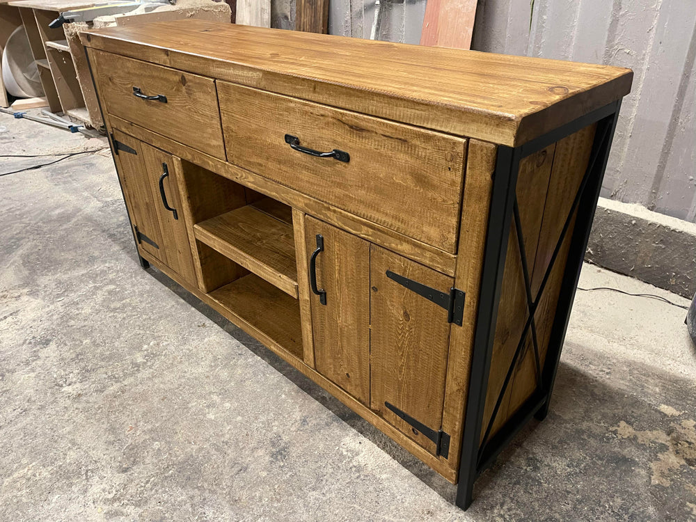 Rustic Industrial Reclaimed Cottage Sideboard - D&R Rustics