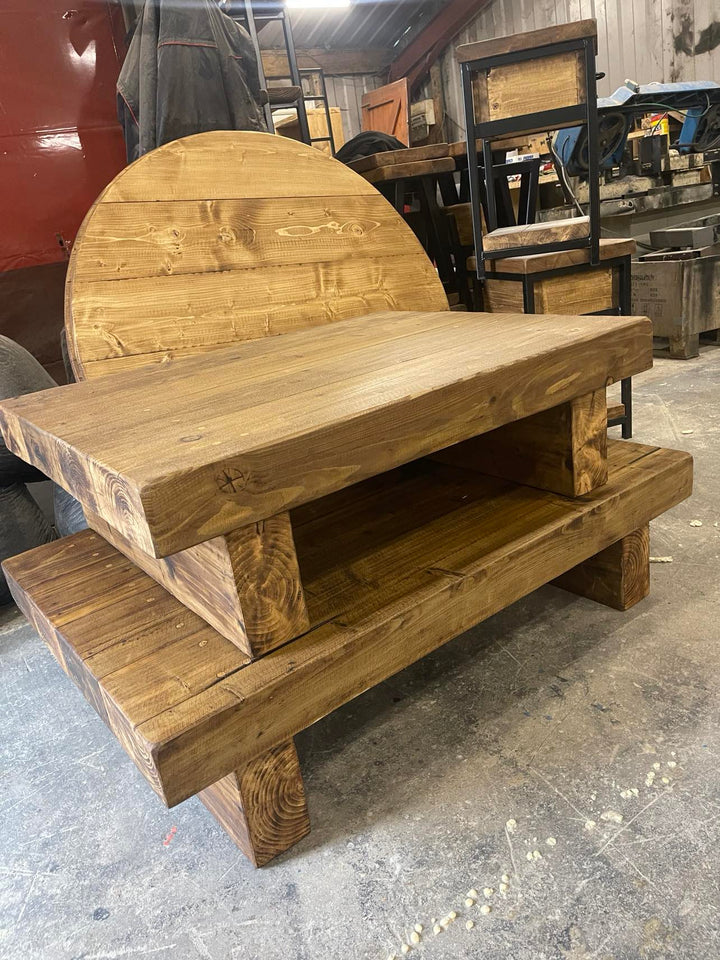 Sleeper Chunky Reclaimed Coffee Table - D&R Rustics