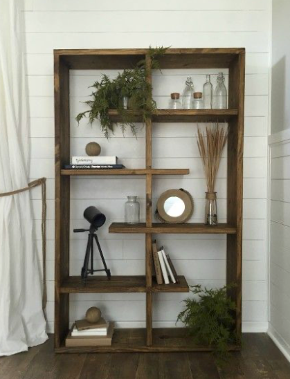 Scattered Bookcase/ Shelving unit - D&R Rustics